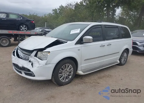 2014 Chrysler Town & Country Touring-L 30Th Anniversary из США, поврежденный, VIN 2C4RC1CG0ER239526